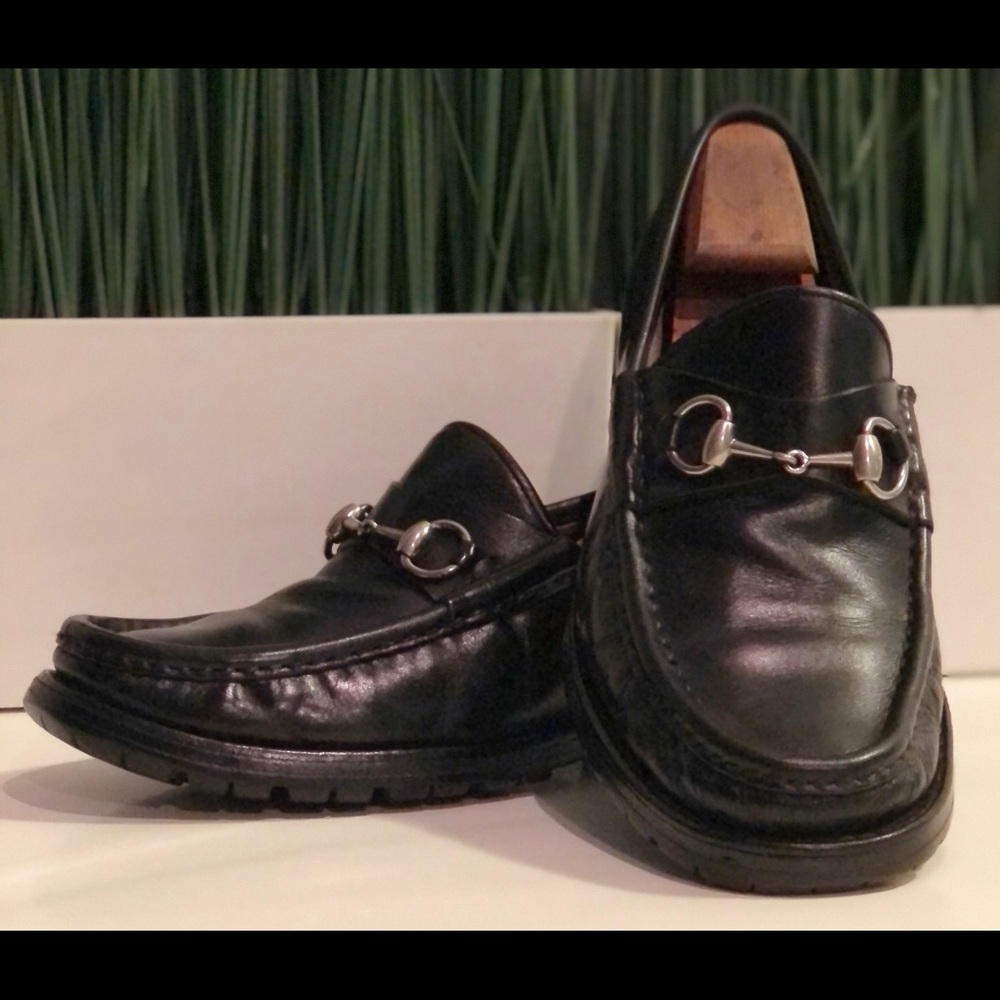 Gucci black Leather horsebit loafer 🔥🔥👍👍Great